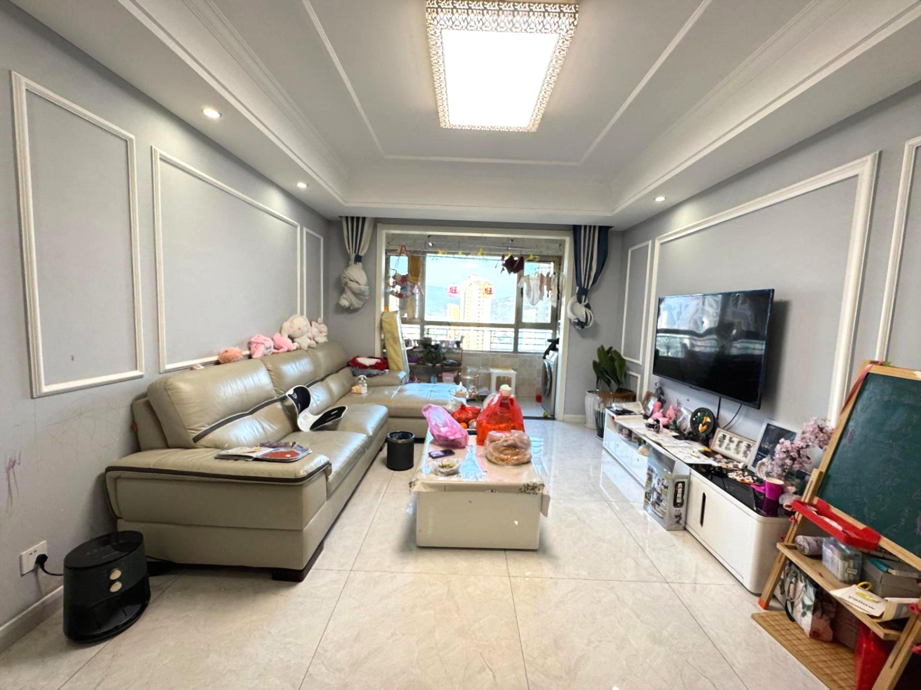 省钱省力中央空调加地暖 港城一品 精装修三室直接住 大刀